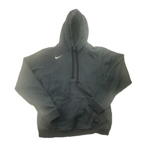 Vintage NIKE Swoosh Hoodie Navy On Right‎ Side  Y2K Size Small